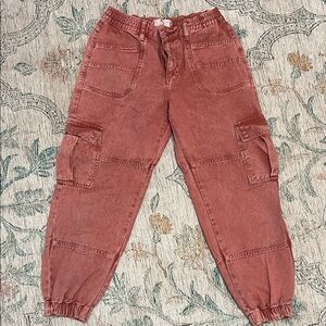 We The Free Rust Cargo Joggers